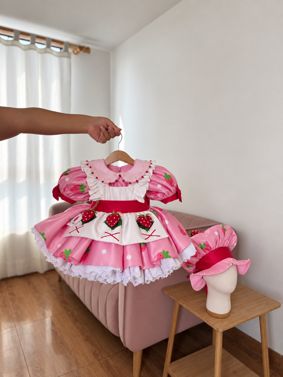 Vestido rosita fresita rosa