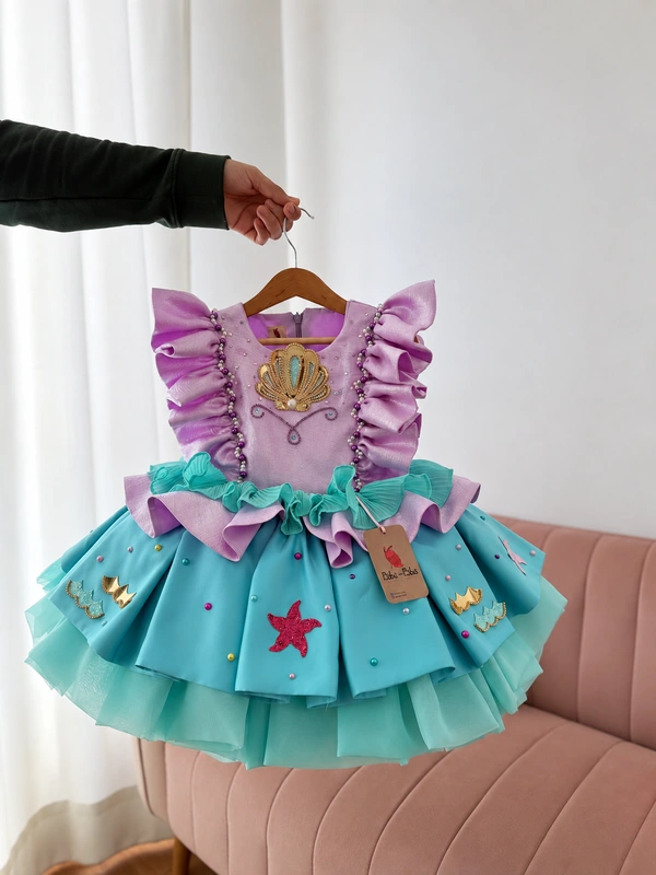 Vestido sirenita pedreria