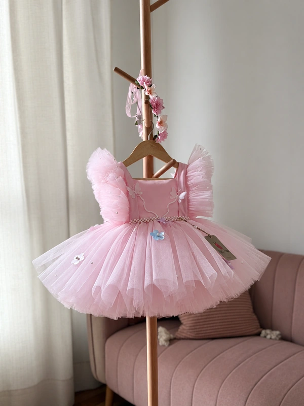 Vestido hada rosa bebe