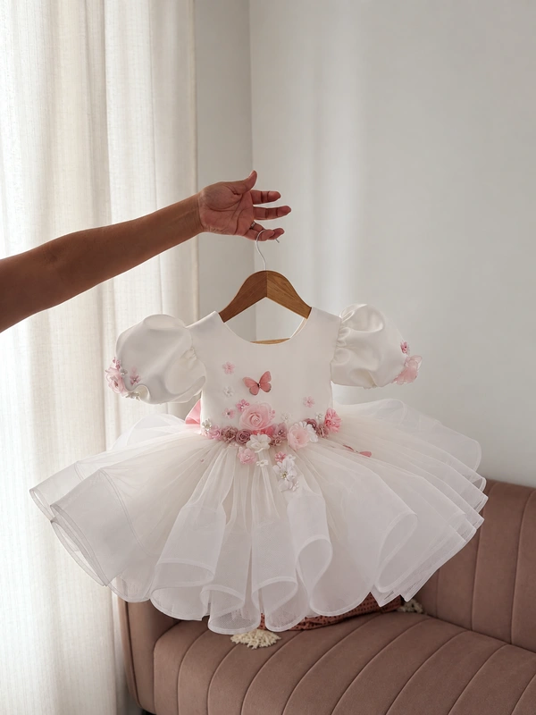 Vestido jardin encantado blanco